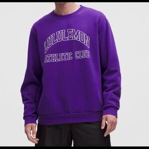 NWT Lululemon Steady State Crew Athletic college purple size Large